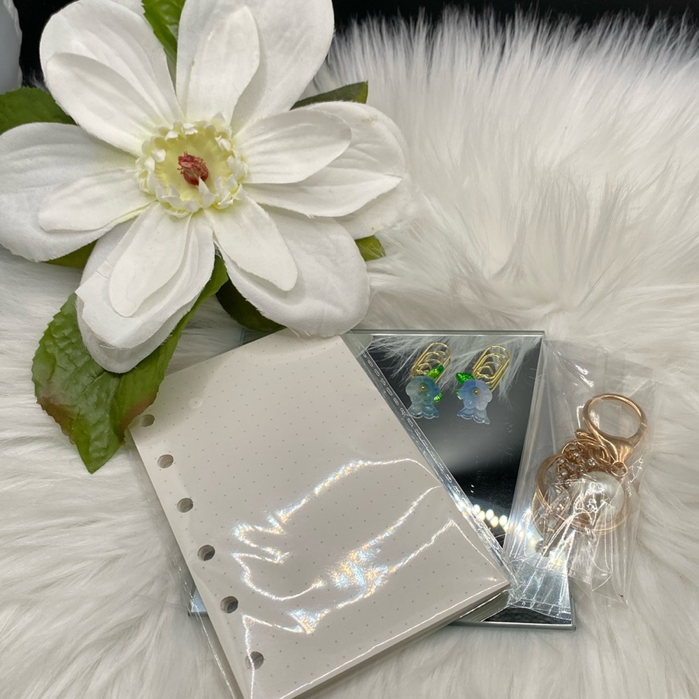 New PM AGENDA Refill Pages, (2) Agenda Charms (1) Unbranded Keychain